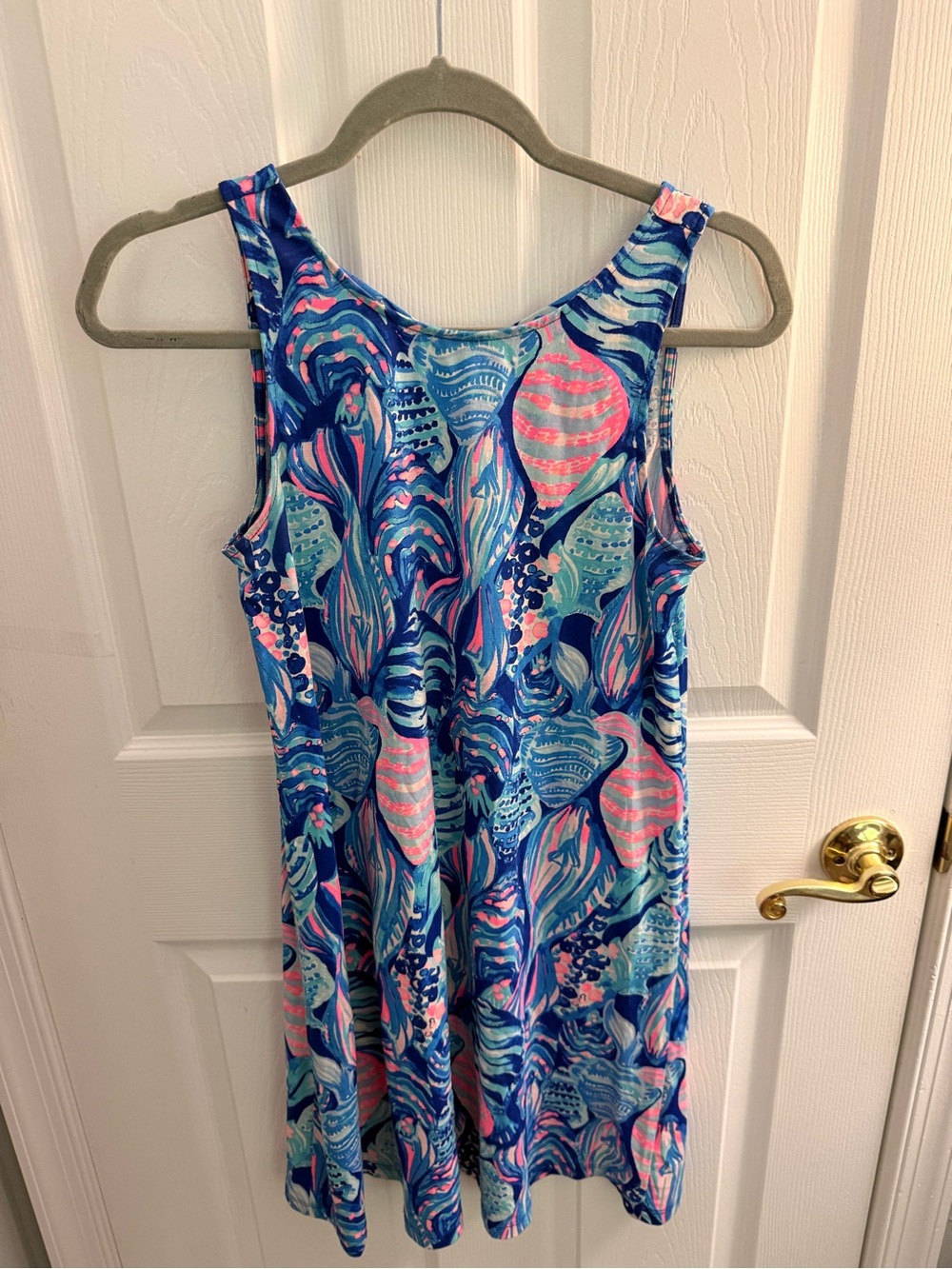 Lilly Pulitzer Multi-Color Women’s Jeans with Pink and Blue Print